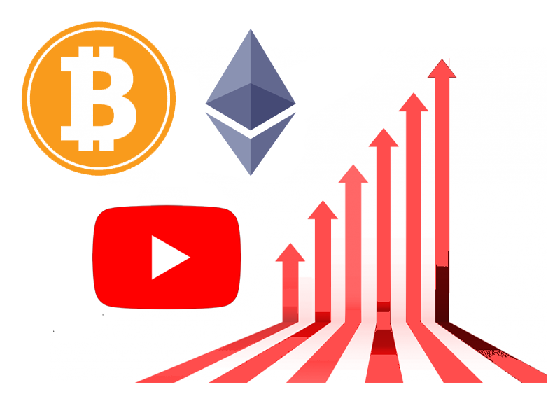 Buy YouTube Views With Bitcoin and Ethereum Cheap Fast Instant