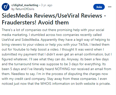 UseViral Reddit Reviews