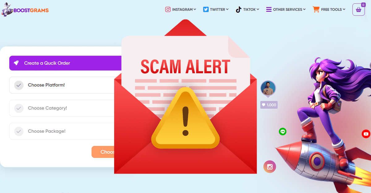 BoostGrams Review 2025 – Exposing fake Discord members, broken promises, and customer scams.