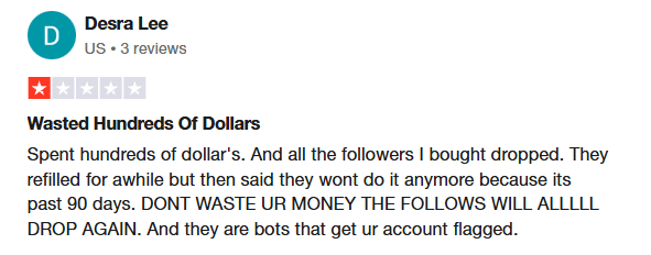 PopularityBazaar User Review - Wasted hundreds of dollars