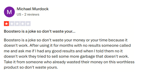 Boostero User Review - Waste of time