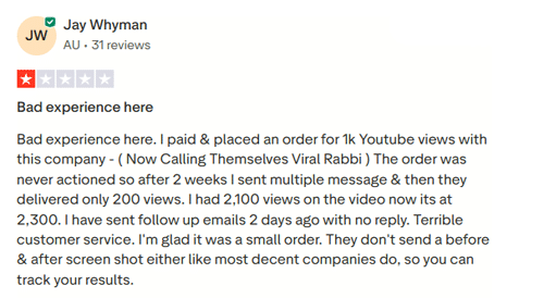 Sociallads Users Reviews - Bad experience